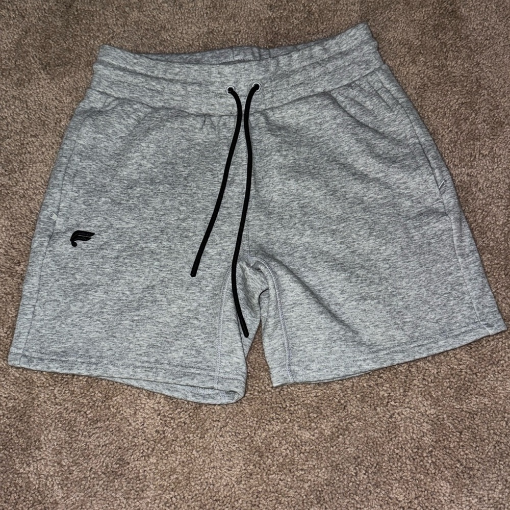 Fabletics men’s grey fleece sweat shorts